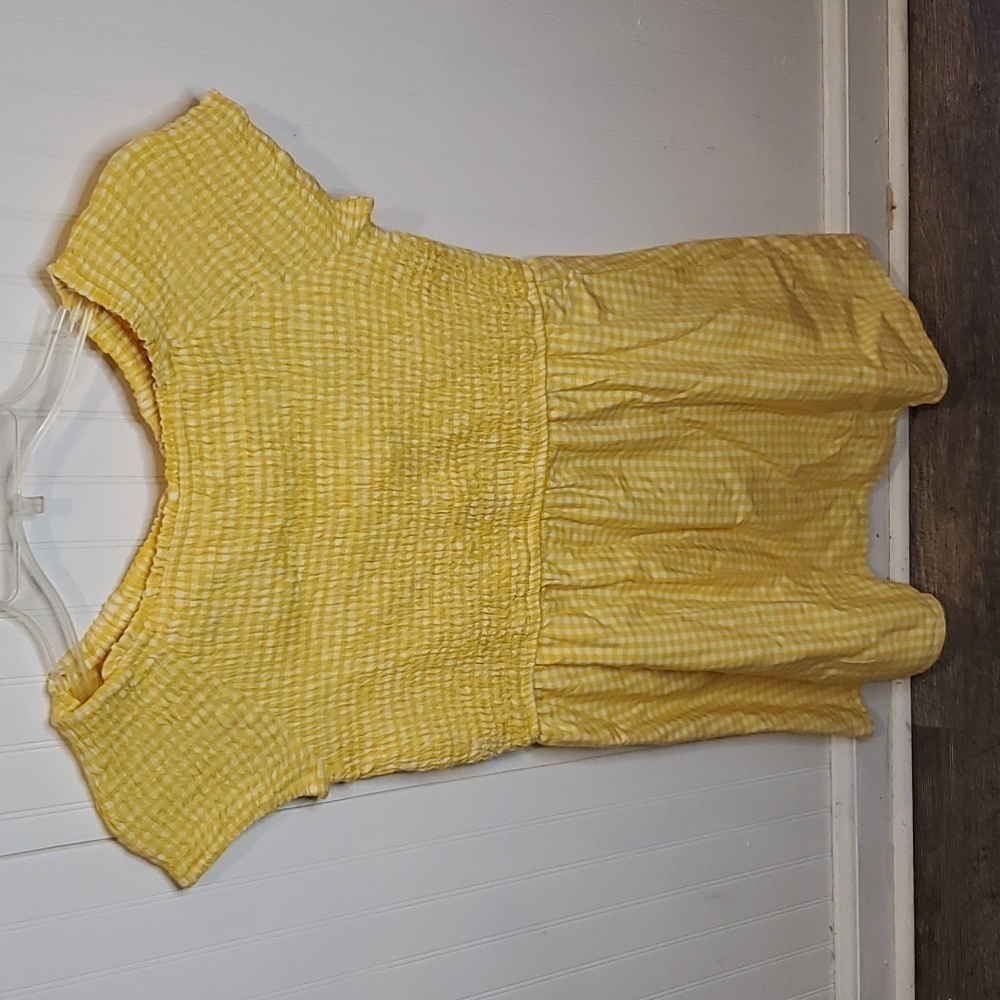 NWT Abercrombie and fitch girls gingham Dress‎ 13/14